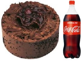 Çikolatalı Pasta 1 Litre Cola