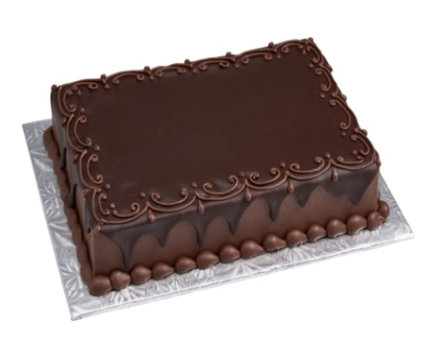 Saf Çikolata Lezzeti 100 Kişilik Yaş Pasta
