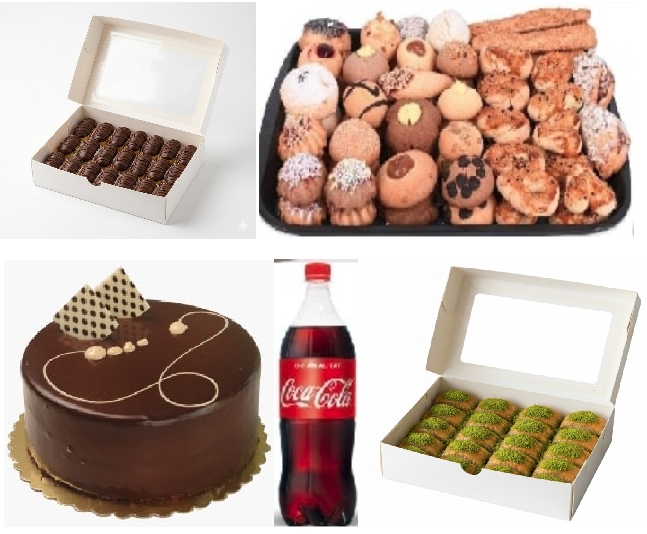 Taze Hazırlanan 5'li Pasta Menüsü